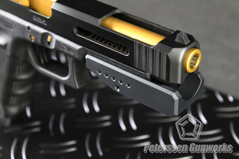 PGW Glock Frameweight mit Daumenauflage für Glock 17L, 24, 34, 35, 40, 41
